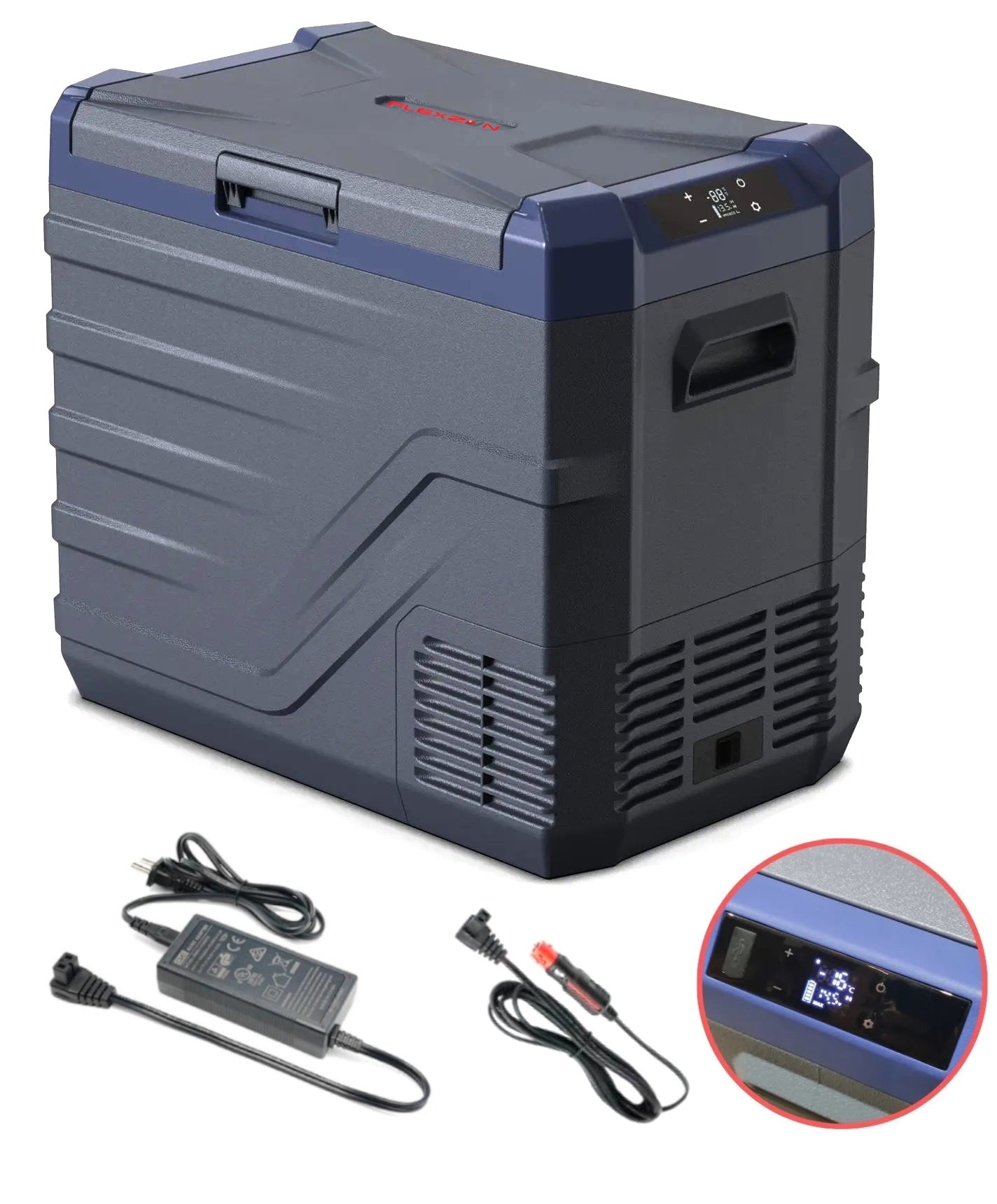 Преносим хладилник (фризер, хладилна кутия) с компресор 12V/24V 100/220V 30л,40л,50л + 🎁 Подарък 4 бири кенче