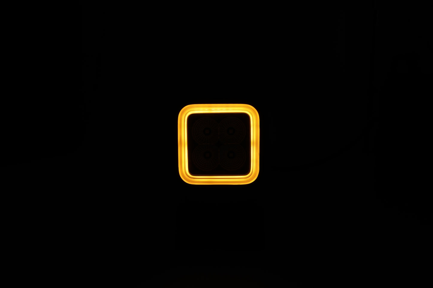 30W LED Халоген Бял, Разпръсната светлина с жълта и червена DRL светлина 12V-24V