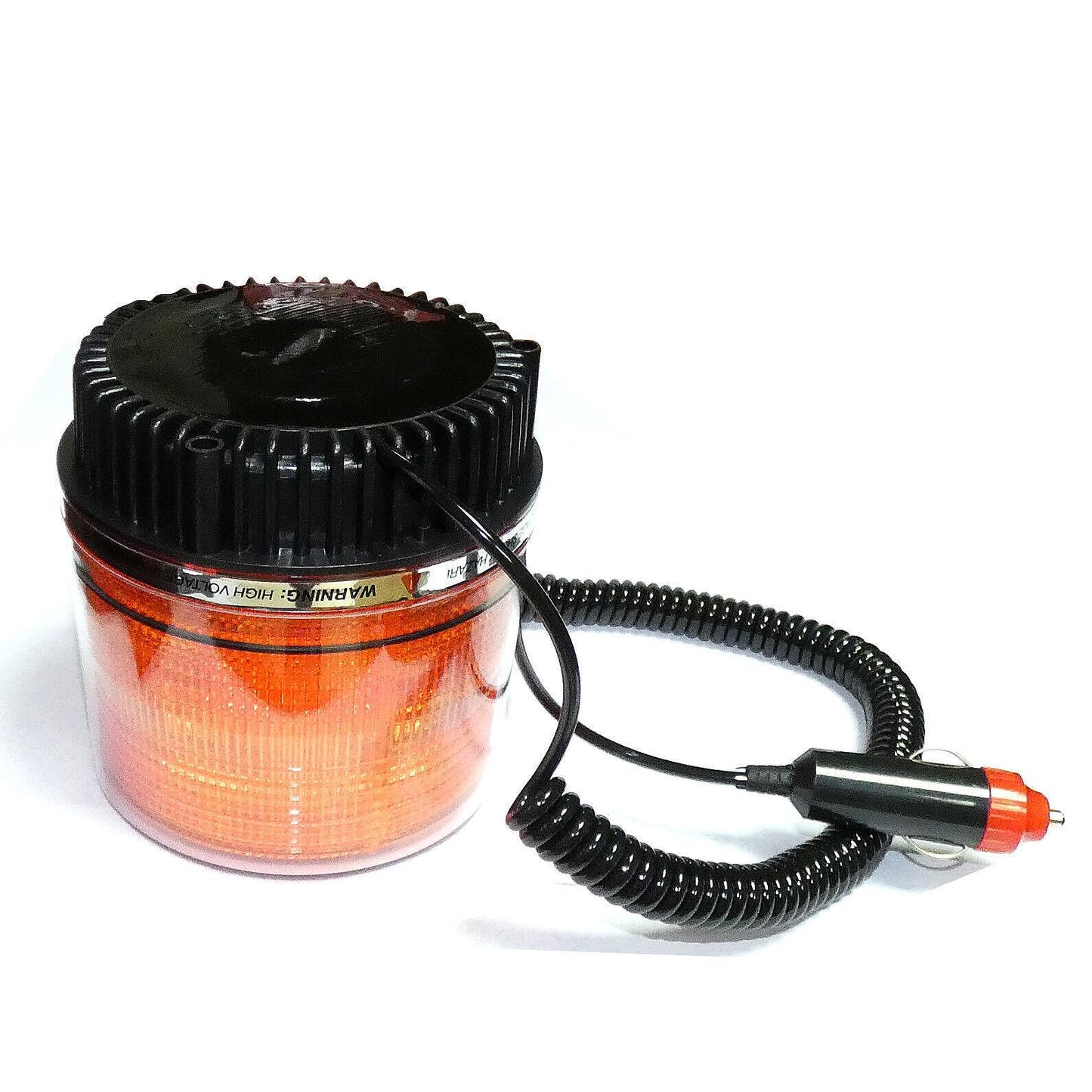 26 Лед 8W Сигнална лампа, аварийна, маяк, буркан 12V с магнитно или болтово закрепване, 9лъча