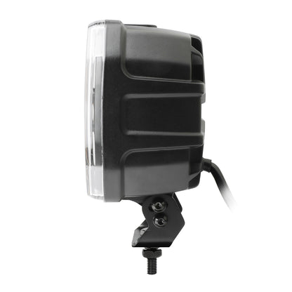 LED комбиниран халоген Flexzon 12–24V, 175W, 11000 lm, оранжев/бял DRL и аварийна блиц светлина с 4 режима, E-mark, IP67/69K