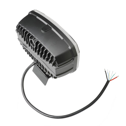 LED комбиниран халоген Flexzon 12–24V, 175W, 11000 lm, оранжев/бял DRL и аварийна блиц светлина с 4 режима, E-mark, IP67/69K