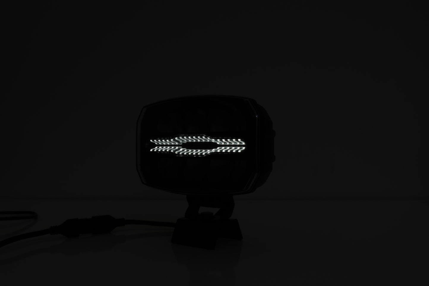 LED комбиниран халоген Flexzon 12–24V, 175W, 11000 lm, оранжев/бял DRL и аварийна блиц светлина с 4 режима, E-mark, IP67/69K