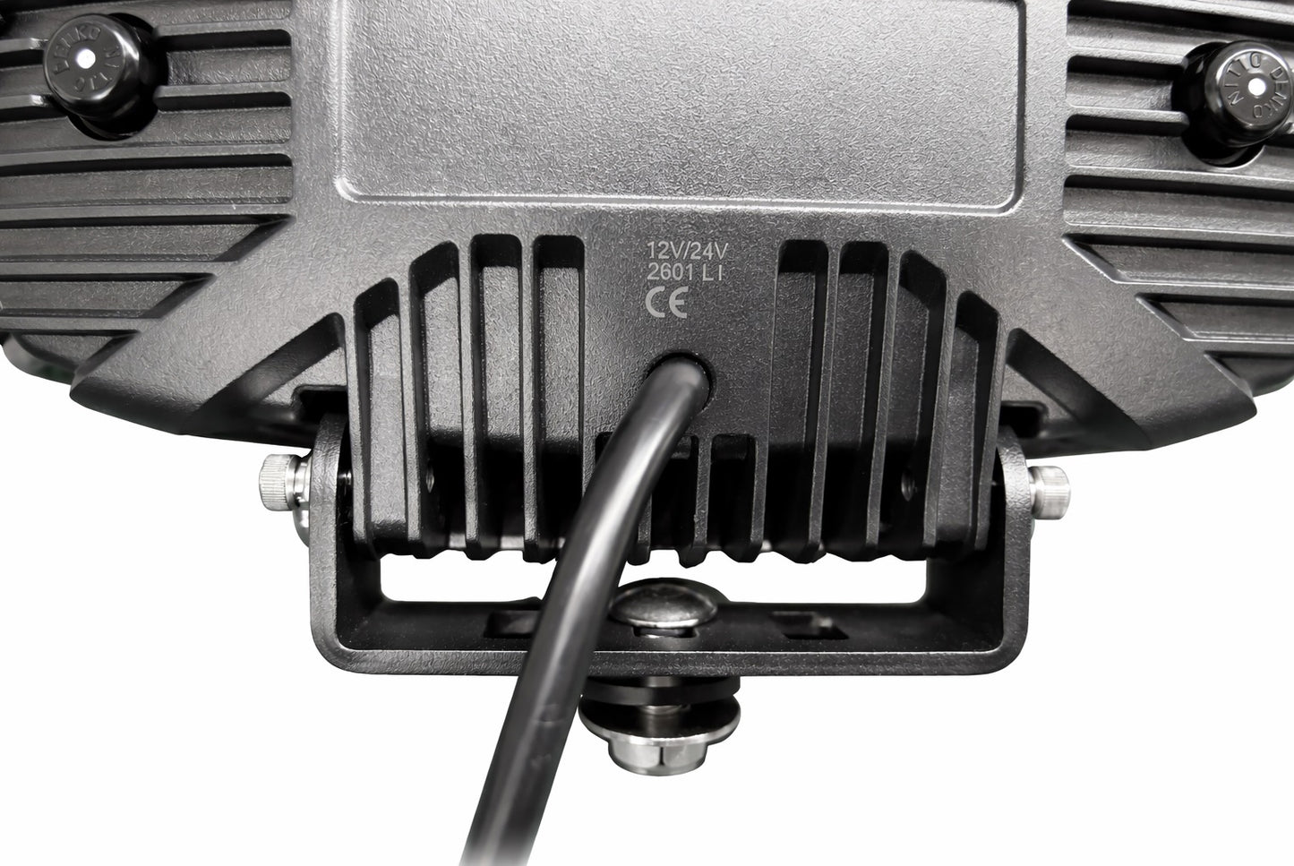 Универсален LED ЛЕД 140W диоден фар халоген лампа 12V - 24V с DRL/parking светлина бяло-жълто за АТВ джип камион трактор земеделски и селскостопански машини 247 x 141 x 83 mm