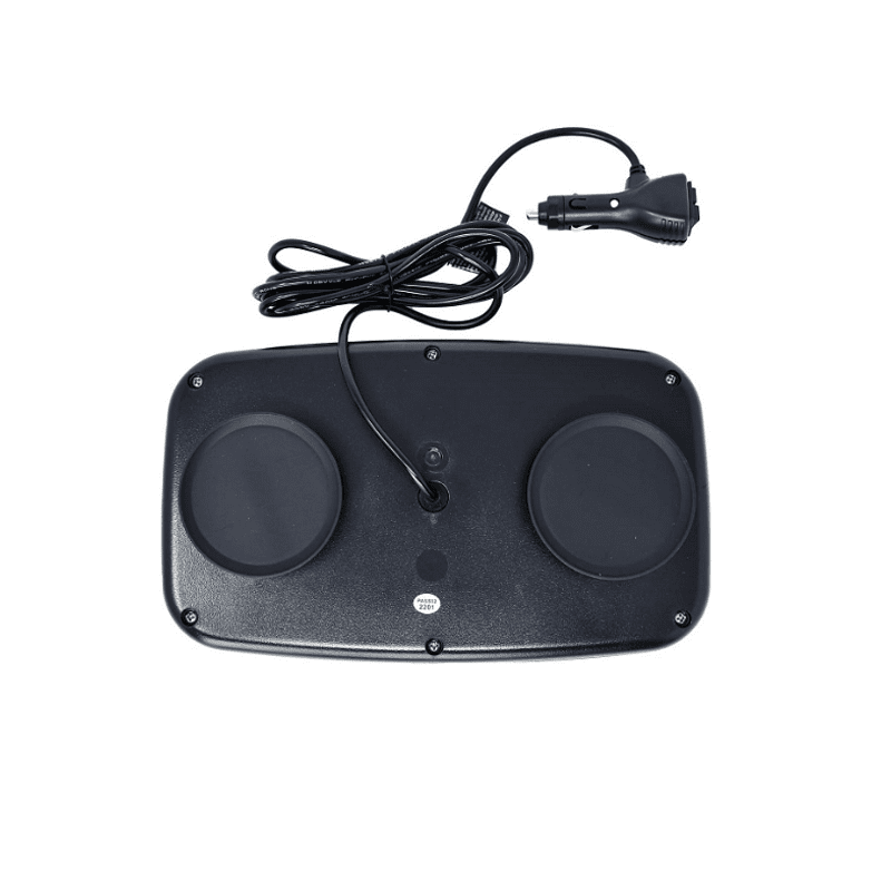 28см Авариен LED буркан - сигнална лампа с магнит, 15 режима, 12V-24V, оранжево стъкло