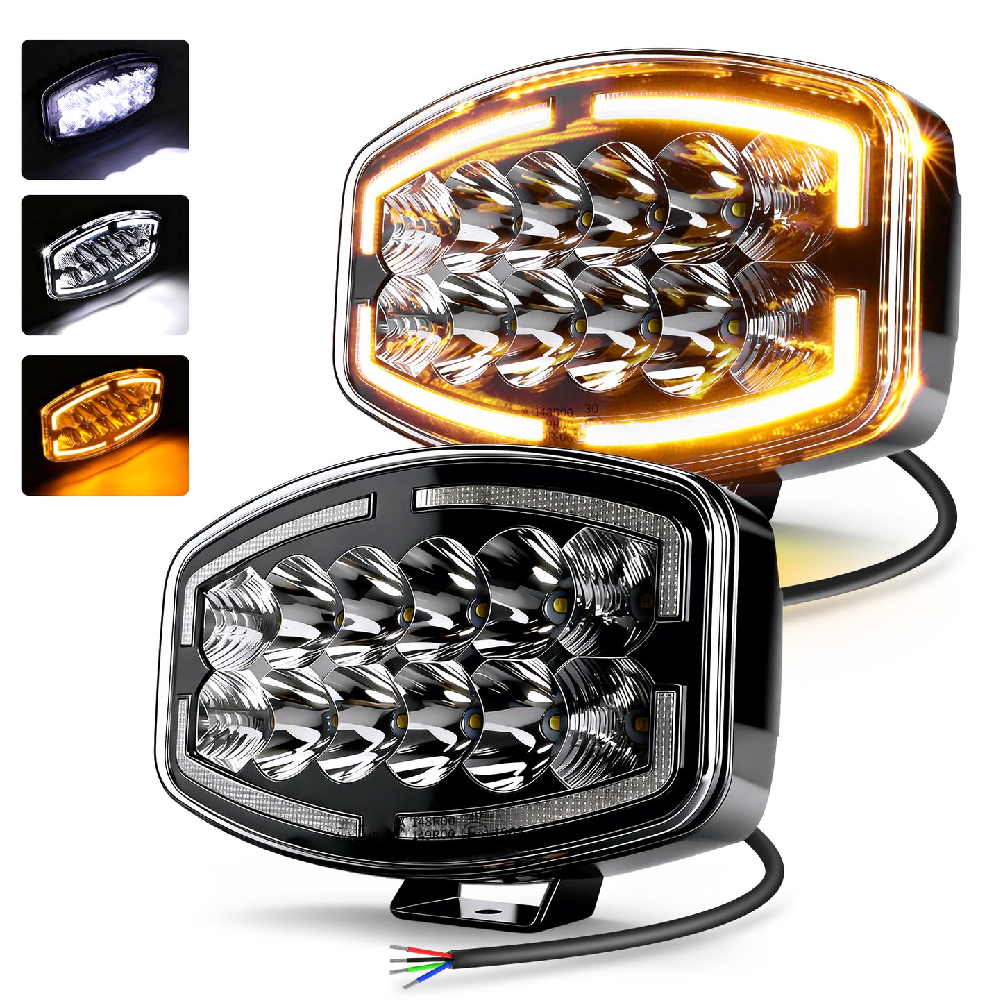 1бр LED Фар / Прожектор за джип, камион и работна техника, 32W 12V/24V, 10"/25см