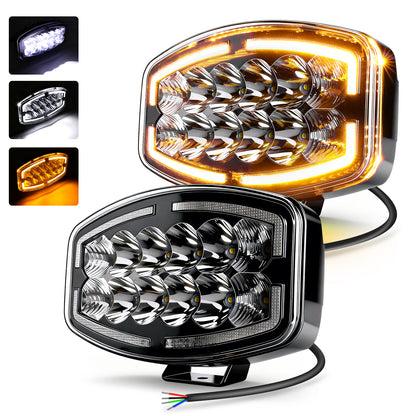 1бр LED Фар / Прожектор за джип, камион и работна техника, 32W 12V/24V, 10"/25см