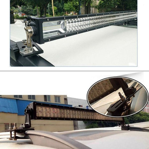 2бр Крепежни стойки за лед бар - захващане за надлъжни греди