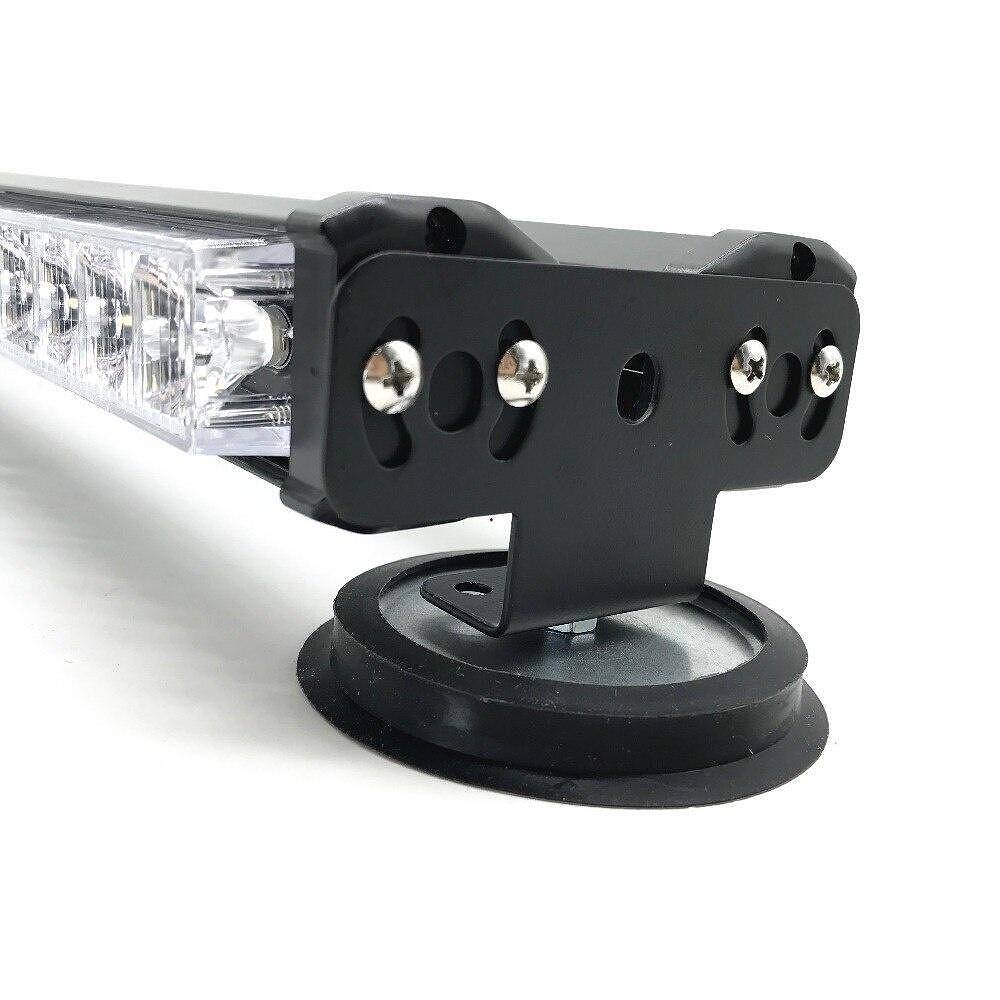 46см 108W Мощна двустранна аварийна (сигнална) лампа с магнити, 7 режима на работа 12/24V