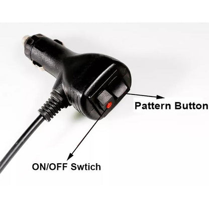 46см 108W Мощна двустранна аварийна (сигнална) лампа с магнити, 7 режима на работа 12/24V