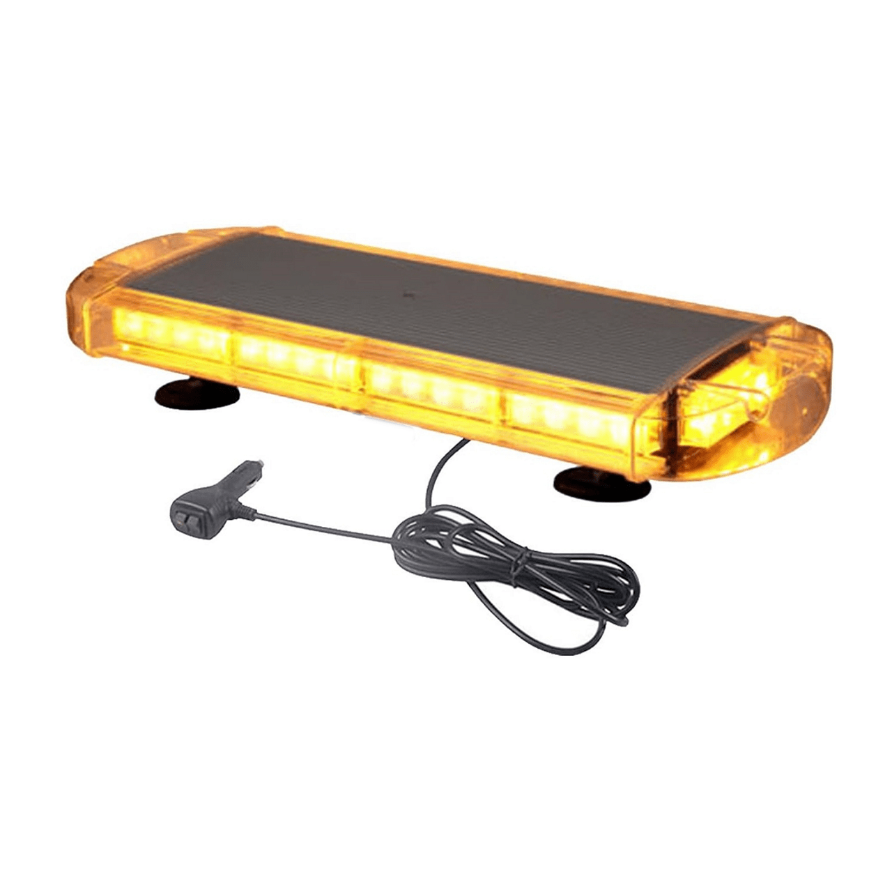 55см LED диодна аварийна сигнална лампа за таван с магнит 12-24V маяк, буркан