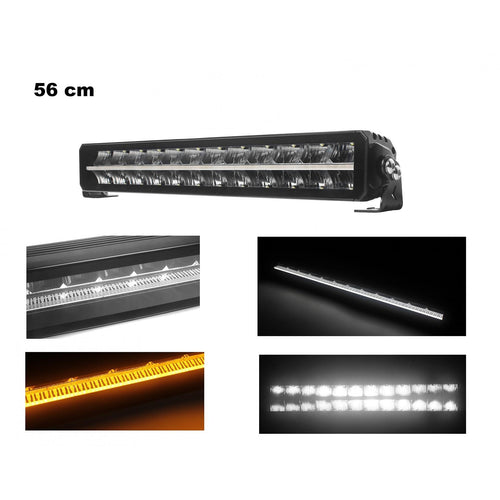 56см 102W LED BAR с основна и габаритна светлина, Нов пиано дизайн, Високо качество