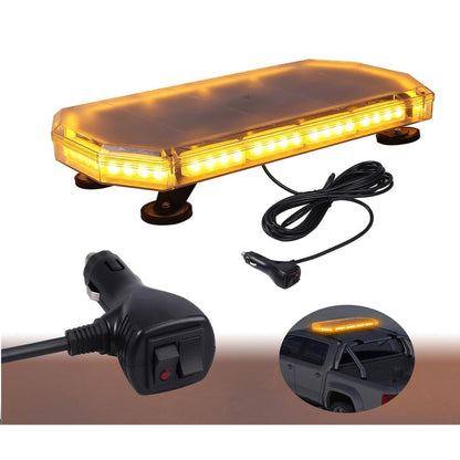 60см 168W ЛЕД Аварийна сигнална лампа (буркан) с магнити, 16 режима на работа, 12/24V