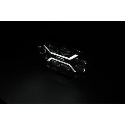 LED Халоген Фар DRL бяла/жълта светлина - 12-24V за джип, камион, агротехника и др.