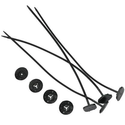 Универсален електрически вентилатор перка за радиатор - 12 инча (30см.), 12V, 80W, ABS и стомана, безшумен