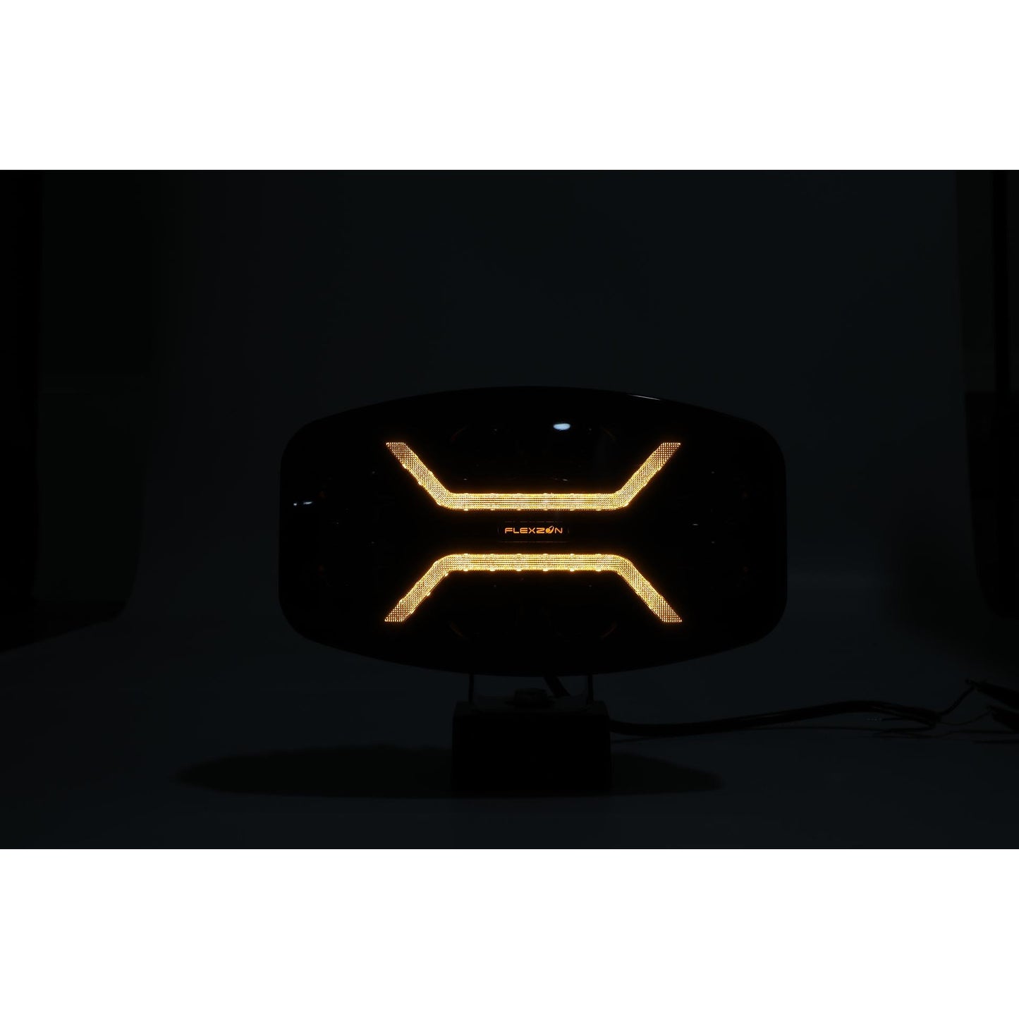 LED Халоген Фар DRL бяла/жълта светлина - Опушен - 12-24V за джип, камион, агротехника и др.