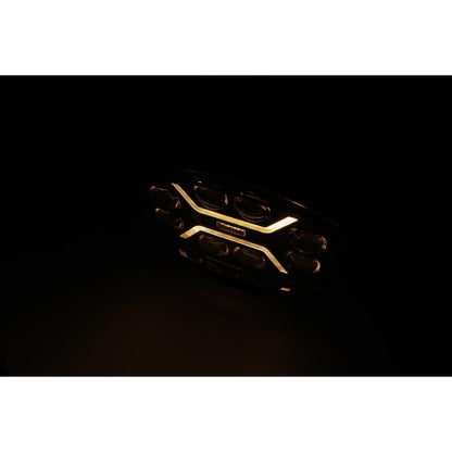 LED Халоген Фар DRL бяла/жълта светлина - 12-24V за джип, камион, агротехника и др.