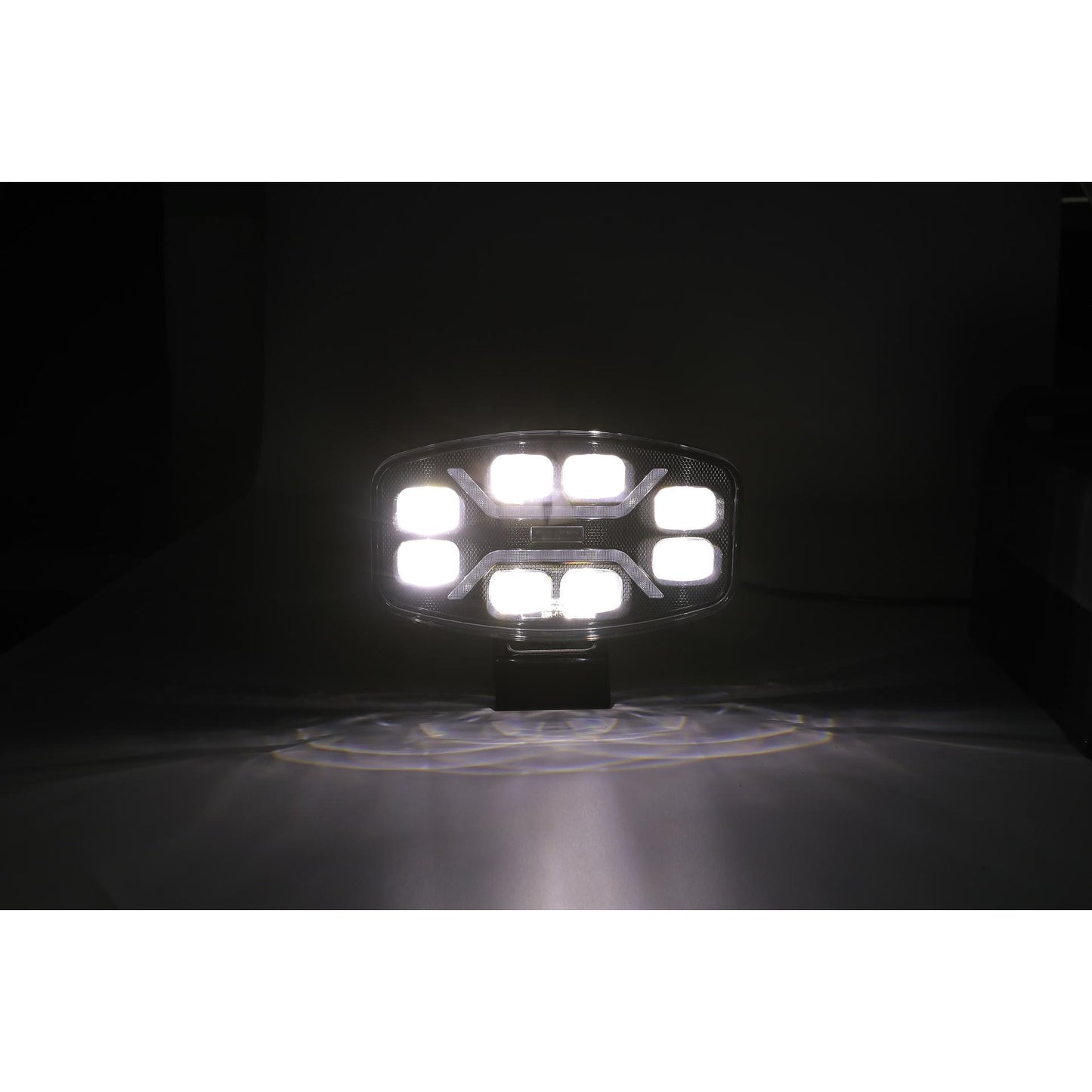 LED Халоген Фар DRL бяла/жълта светлина - 12-24V за джип, камион, агротехника и др.