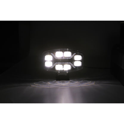 LED Халоген Фар DRL бяла/жълта светлина - 12-24V за джип, камион, агротехника и др.