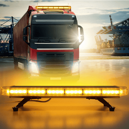 76см LED диодна аварийна сигнална лампа за таван 12-24V маяк, буркан