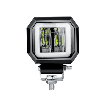 7D LED Халоген 20W 7.6см Диодна Работна, Лампа, Диоден Фар, Прожектор, Задна Светлина, 1000lm 12V/24V