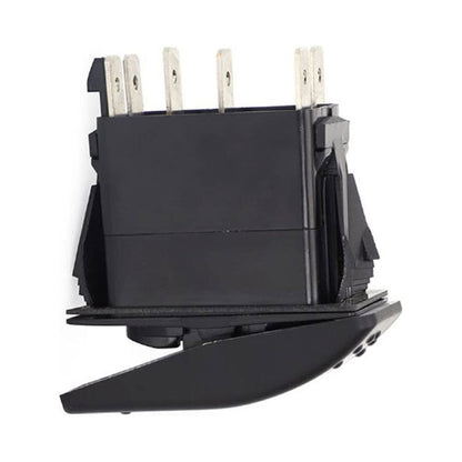 Копче/бутон с за включване на къси и дълги светлини ON-ON-OFF 12V - 24V, с подсветка