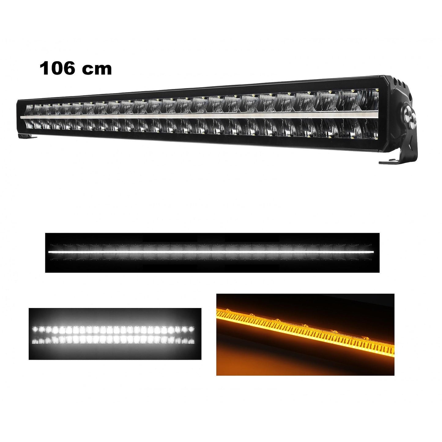 106см 180W LED BAR с основна и габаритна светлина, Нов пиано дизайн, Високо качество