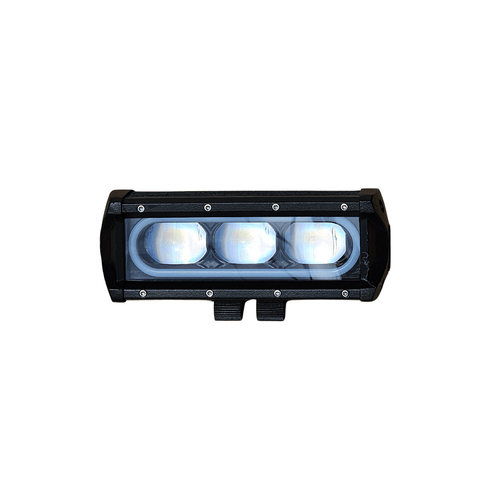 8D 21см 50W 3 в 1 Едноредов LED LIGHT BAR С 3 режима - основна бяла светлина, жълта светлина и дневна (DRL), прав лед лайт бар