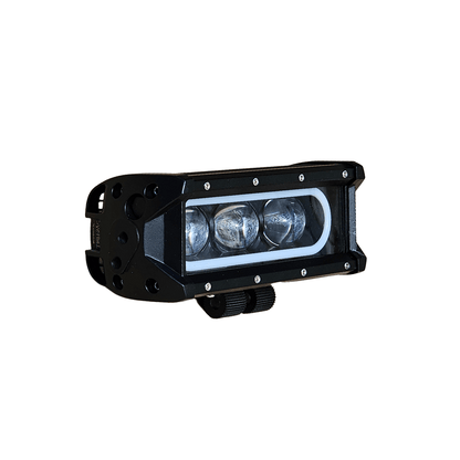 8D 21см 50W 3 в 1 Едноредов LED LIGHT BAR С 3 режима - основна бяла светлина, жълта светлина и дневна (DRL), прав лед лайт бар