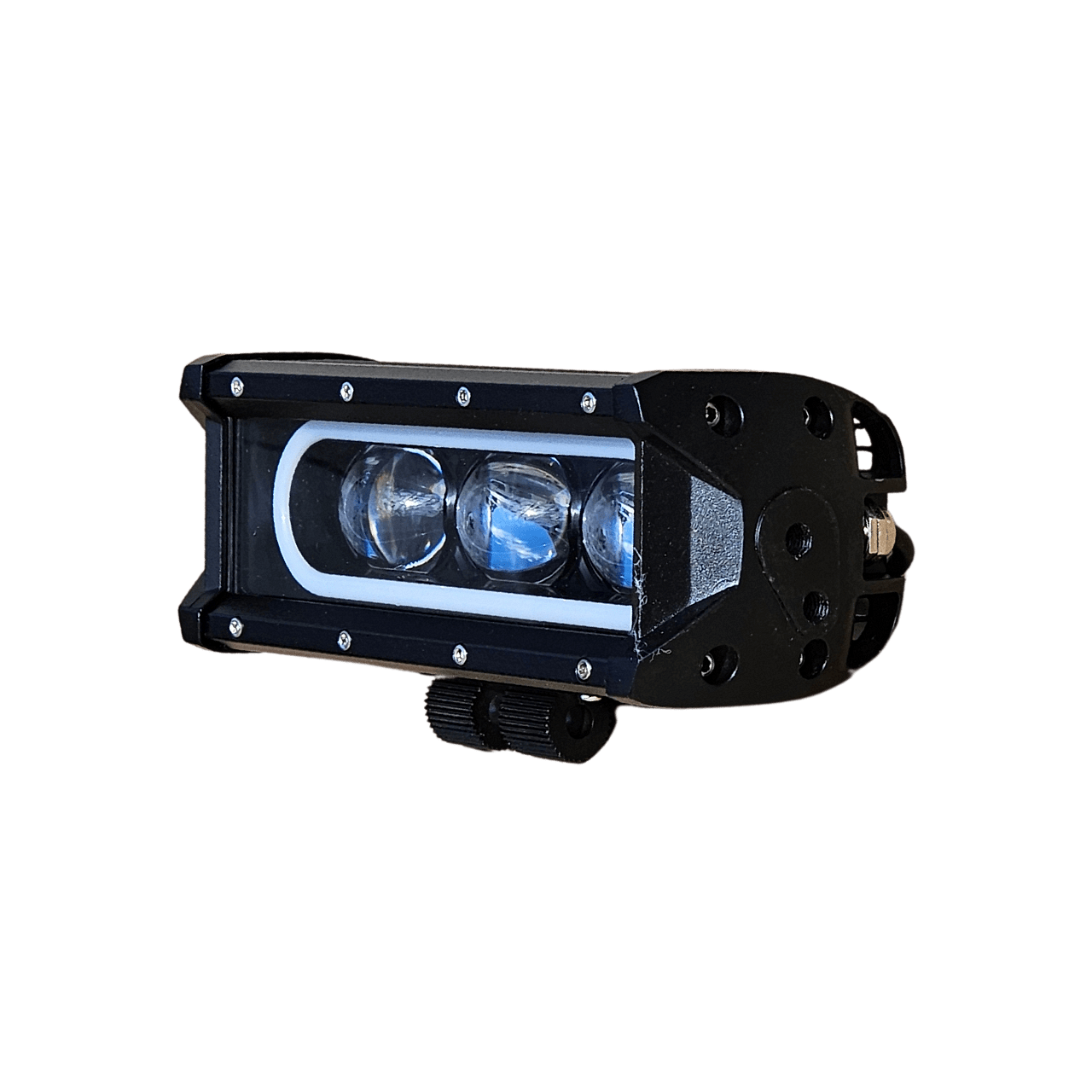 8D 21см 50W 3 в 1 Едноредов LED LIGHT BAR С 3 режима - основна бяла светлина, жълта светлина и дневна (DRL), прав лед лайт бар