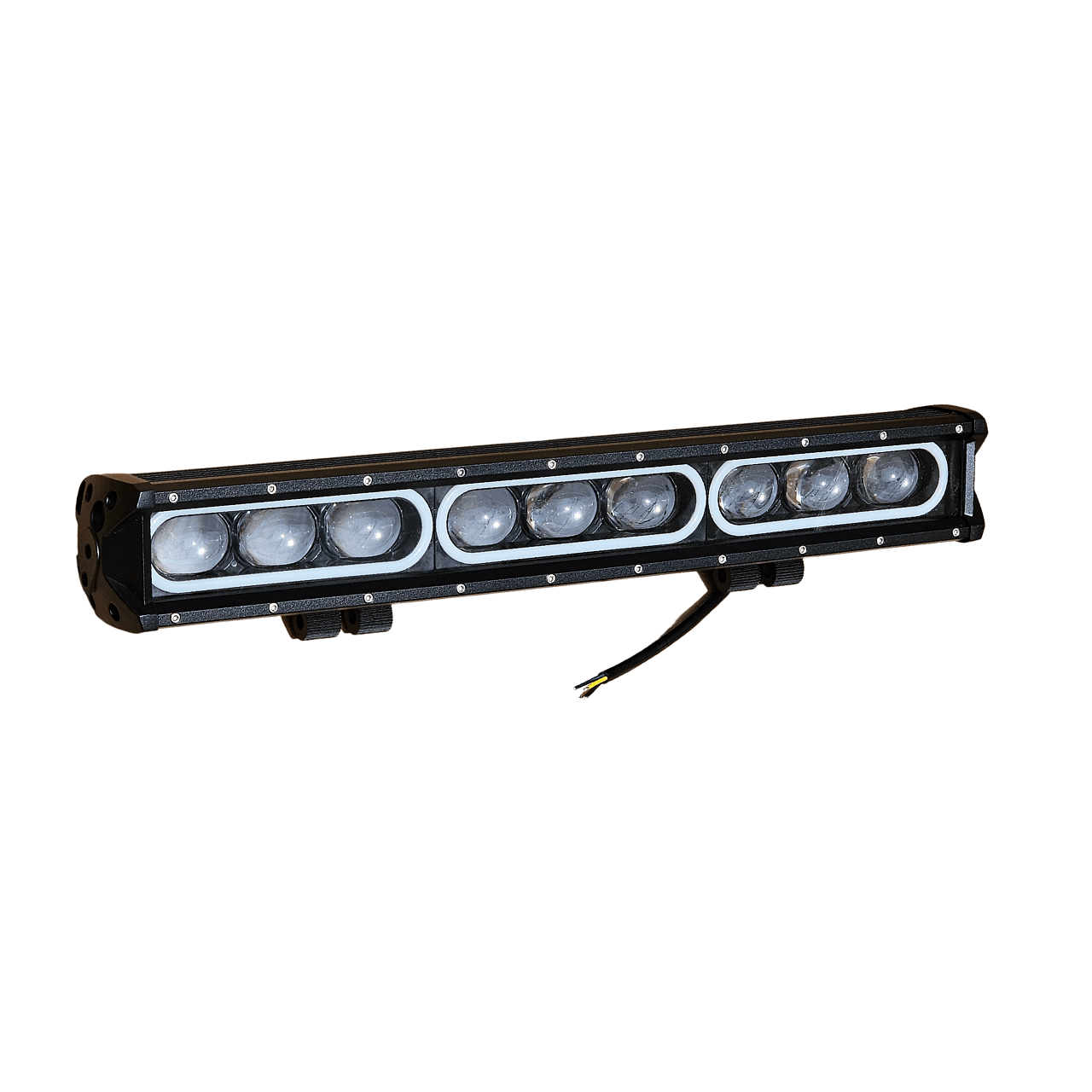 8D 53см 150W 3 в 1 Едноредов LED LIGHT BAR С 3 режима - основна бяла светлина, жълта светлина и дневна (DRL), прав лед лайт бар