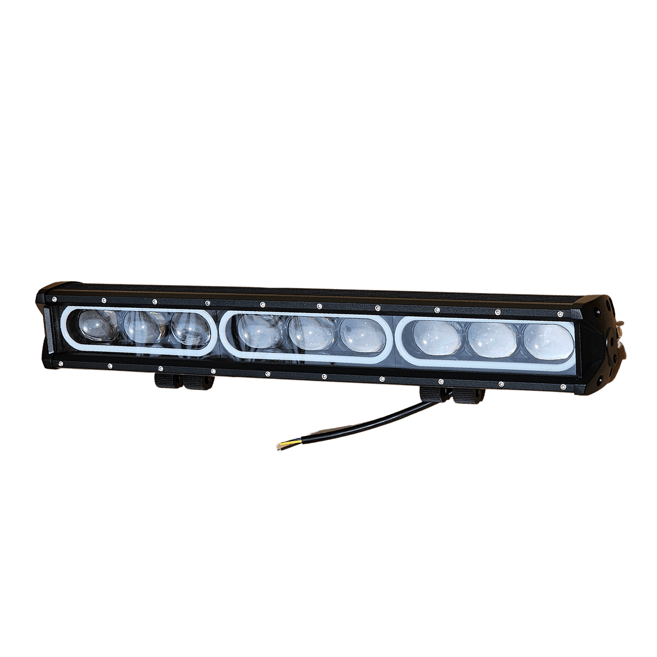 8D 53см 150W 3 в 1 Едноредов LED LIGHT BAR С 3 режима - основна бяла светлина, жълта светлина и дневна (DRL), прав лед лайт бар