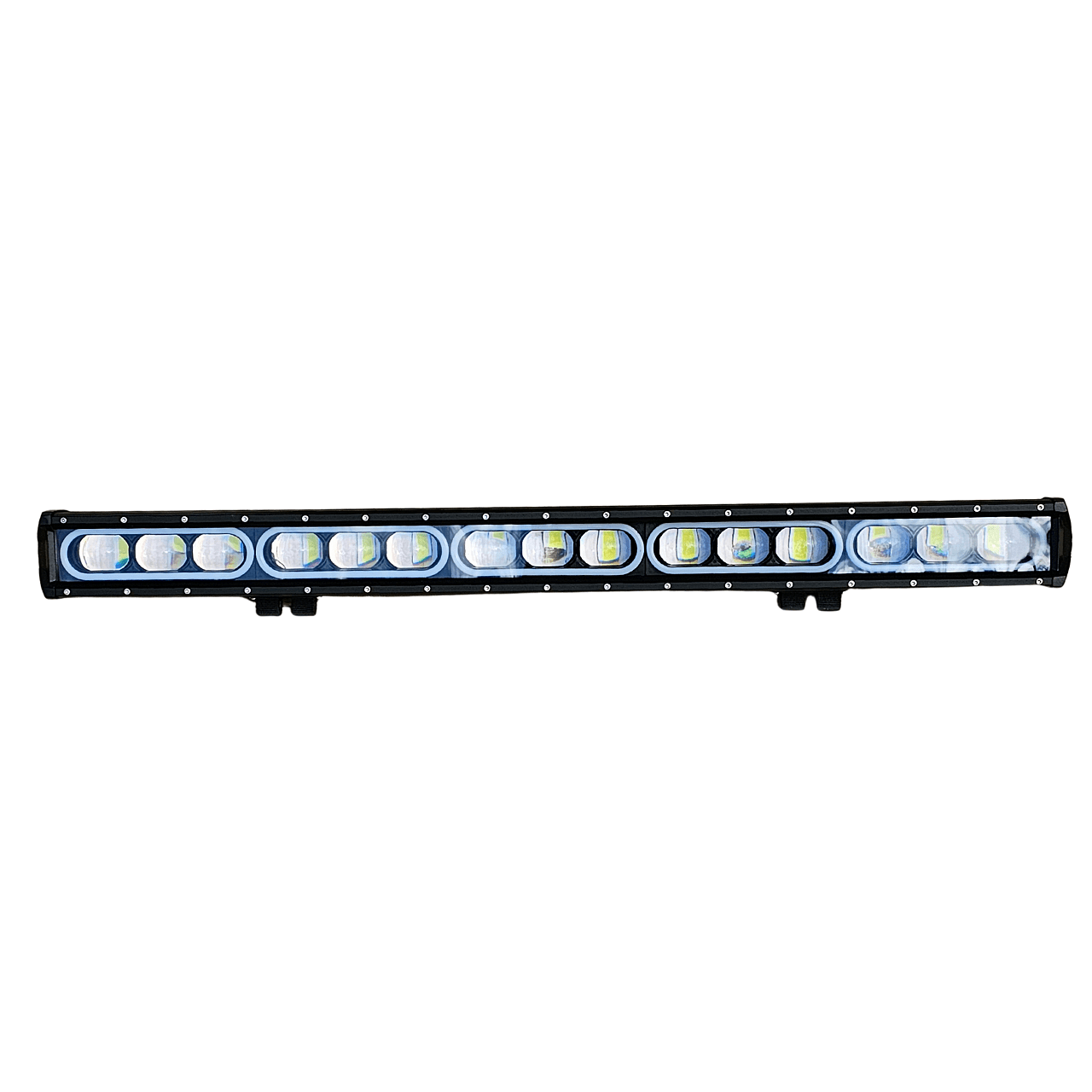 8D 86см 250W 3 в 1 Едноредов LED LIGHT BAR С 3 режима - основна бяла светлина, жълта светлина и дневна (DRL), прав лед лайт бар