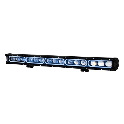 8D 86см 250W 3 в 1 Едноредов LED LIGHT BAR С 3 режима - основна бяла светлина, жълта светлина и дневна (DRL), прав лед лайт бар