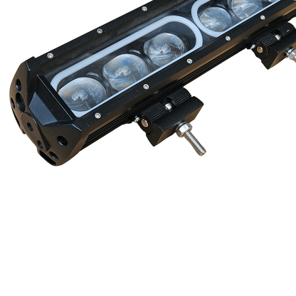 8D 86см 250W 3 в 1 Едноредов LED LIGHT BAR С 3 режима - основна бяла светлина, жълта светлина и дневна (DRL), прав лед лайт бар
