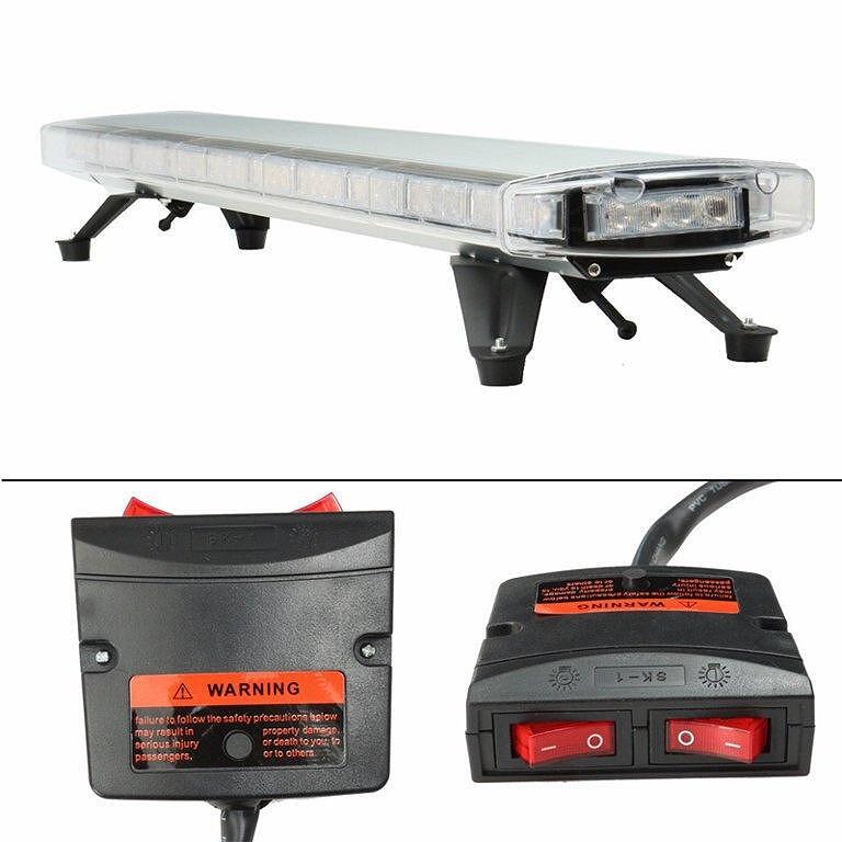 98см LED диодна аварийна сигнална лампа за таван 12-24V маяк, буркан