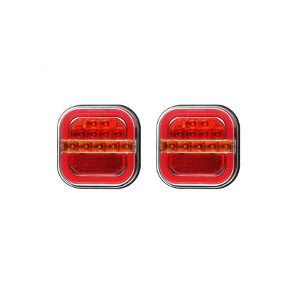 Безжични /Wireless/ LED стопове с магнит, неон ефект, 12V-24V, 5 функции