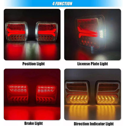 Безжични Wireless LED стопове - стоп светлина с магнит 12V/24V за ремарке, каравана, кемпер, колесар