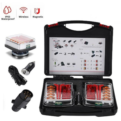 Безжични Wireless LED стопове - стоп светлина с магнит 12V/24V за ремарке, каравана, кемпер, колесар