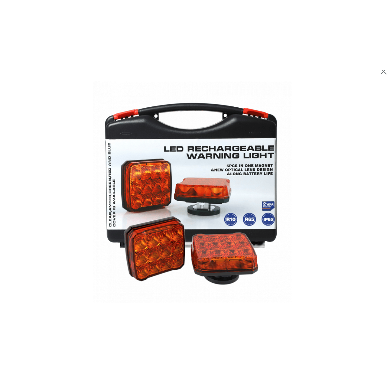 Безжични Wireless сигнални блиц светлини с магнит 12V/24V с 12 режима на работа