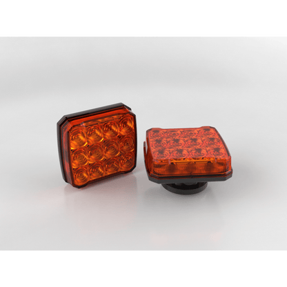 Безжични Wireless сигнални блиц светлини с магнит 12V/24V с 12 режима на работа