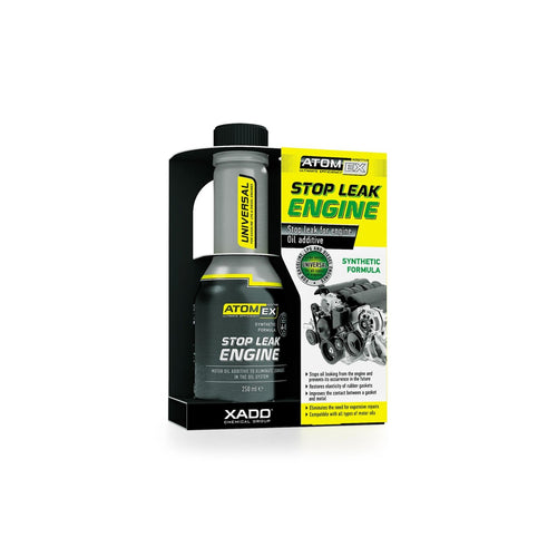 Добавка Xado Atomex Stop Leak за спиране на течове на двигателя 250ml