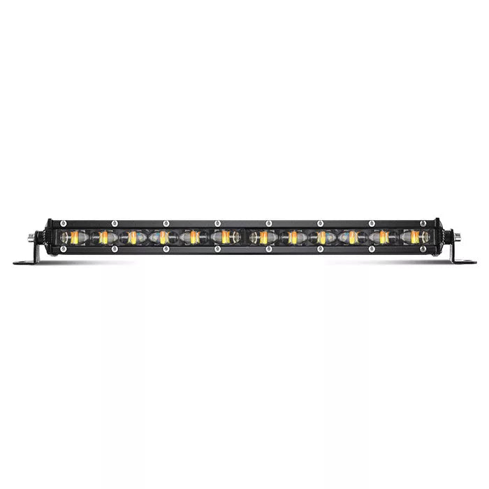 Едноредов 32" (81см) 6D SLIM LED бар, 120W 12V/24V, 6 режима, бяла и жълта светлина 6000K + 3000K