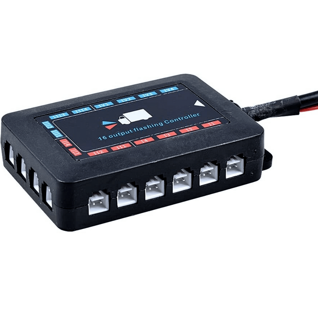 Комплект 16 броя ЛЕД Аварийни светлини с контролер 12V