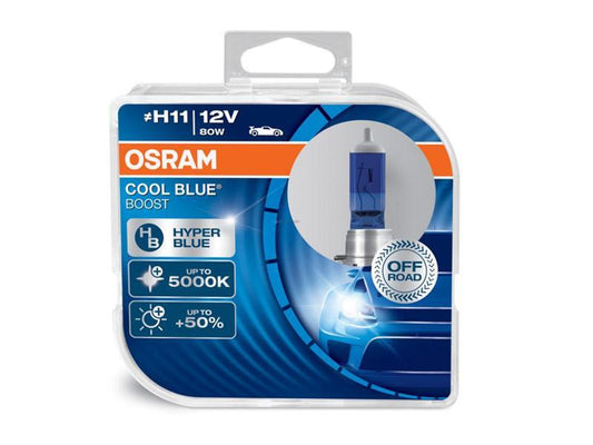 Комплект 2 броя халогенни крушки Osram H11 Cool Blue Boost 12V, 80W, PGJ19-2