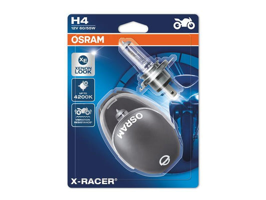 Комплект 2 броя халогенни крушки Osram H4 Moto X-Racer 12V, 60/55W, P43t