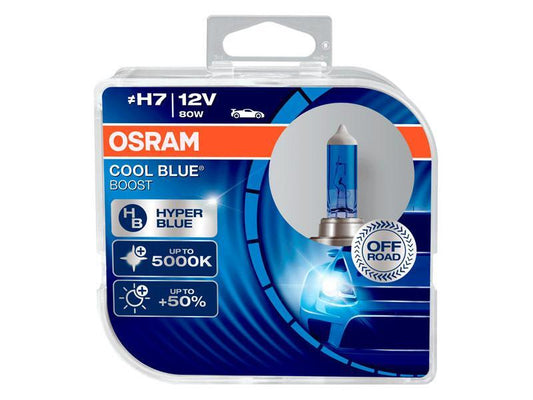 Комплект 2 броя халогенни крушки Osram H7 Cool Blue Boost 12V, 80W, PX26d