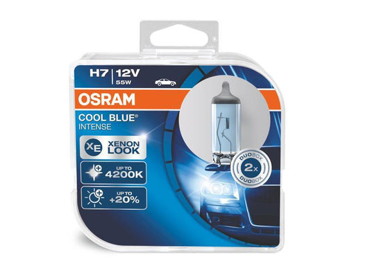 Комплект 2 броя халогенни крушки Osram H7 Cool Blue Intense 12V, 55W, PX26d