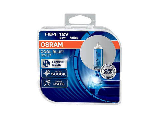 Комплект 2 броя халогенни крушки Osram HB4 Cool Blue Boost 12V, 80W, P22d