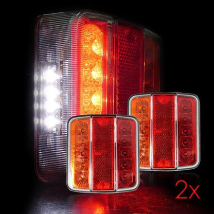 Комплект 2бр. LED Диодни Стопове 12V/24V за бус, камион, ТИР, ремарке