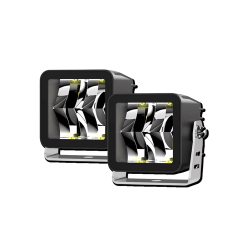 Комплект 2бр LED квадратни работни светлини 40W, Osram LED чип